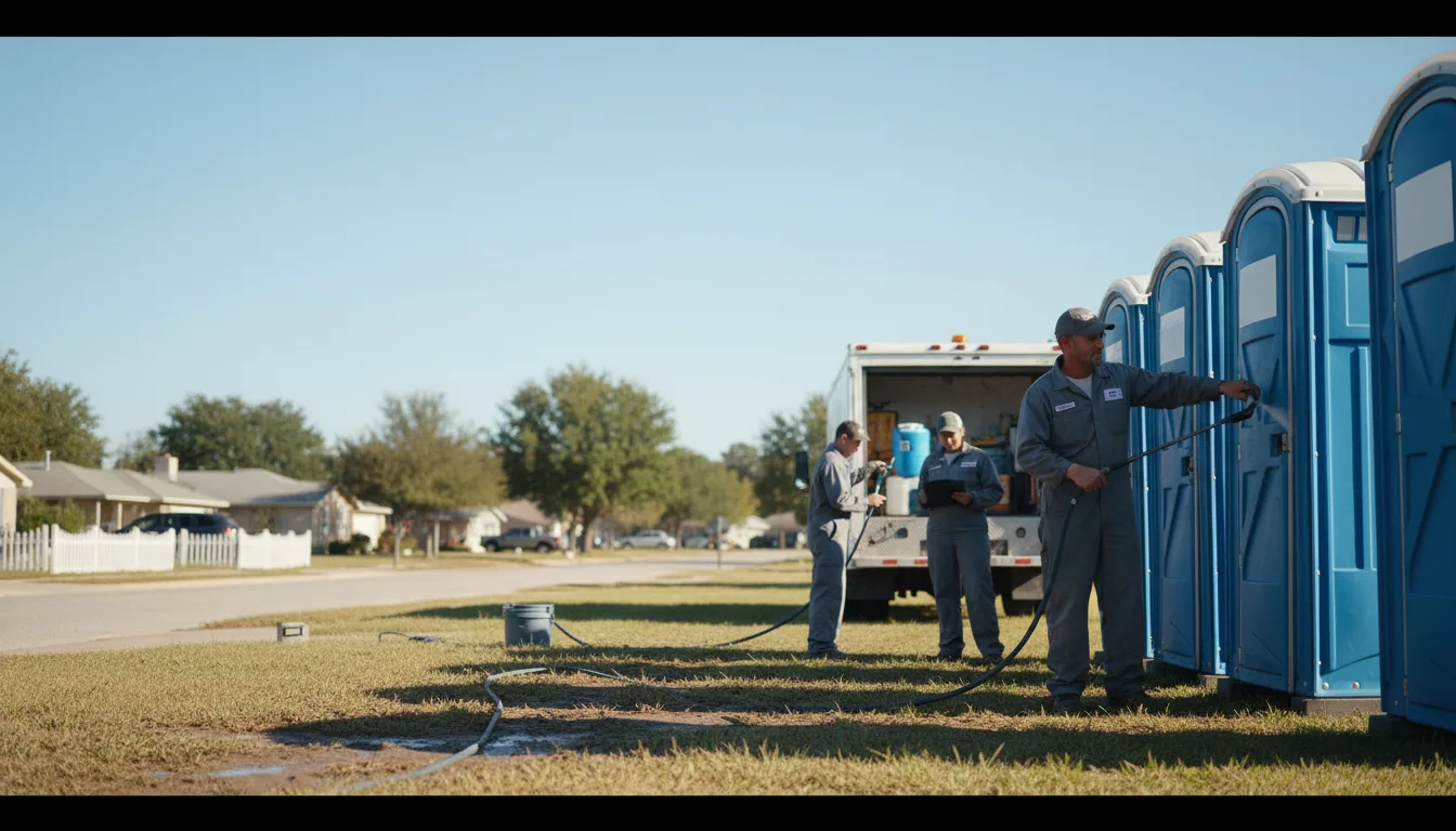 Long-Term Portable Toilet Rental in Port Barre, LA near me